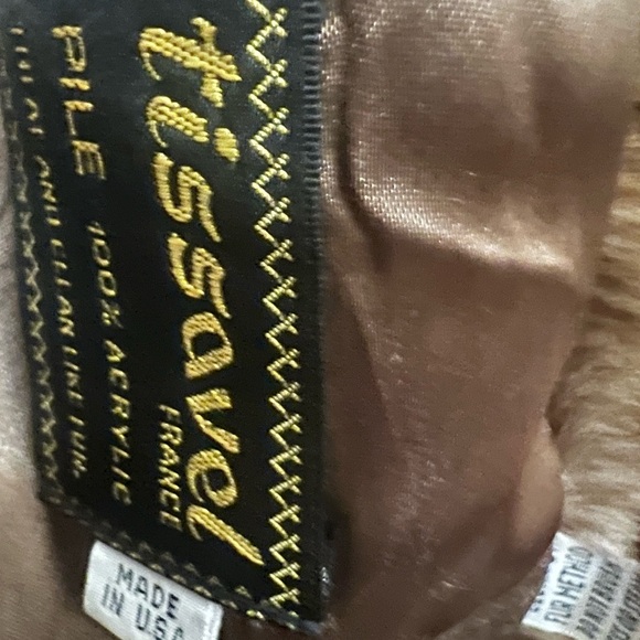 Elegant Brown Faux Fur Coat vintage - Picture 3 of 3